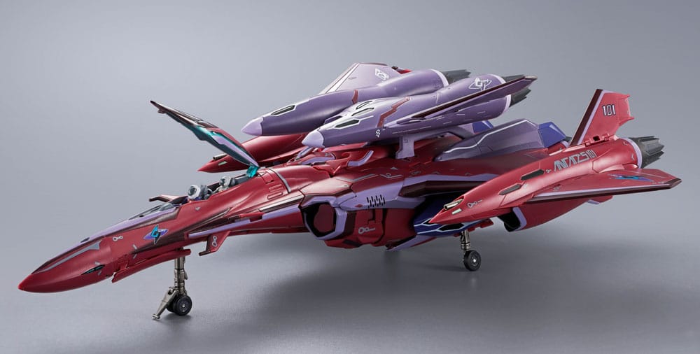 Macross Frontier figurine DX Chogokin VF-27 Gamma SP Super Lucifer Valkyrie Brera Sterne use Revival Ver. 25 cm
