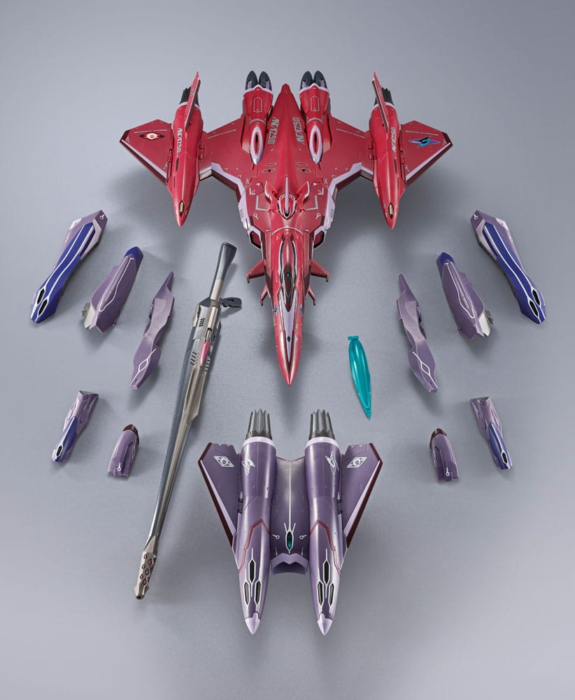 Macross Frontier figurine DX Chogokin VF-27 Gamma SP Super Lucifer Valkyrie Brera Sterne use Revival Ver. 25 cm
