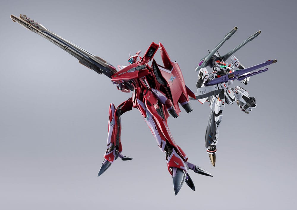 Macross Frontier figurine DX Chogokin VF-27 Gamma SP Super Lucifer Valkyrie Brera Sterne use Revival Ver. 25 cm