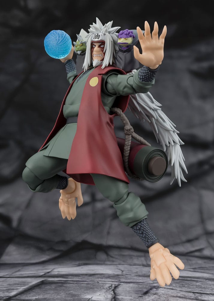 Naruto figurine S.H.Figuarts Jiraiya Hidden Leaf Heroic Master Sage (Sage Mode Set) 17 cm