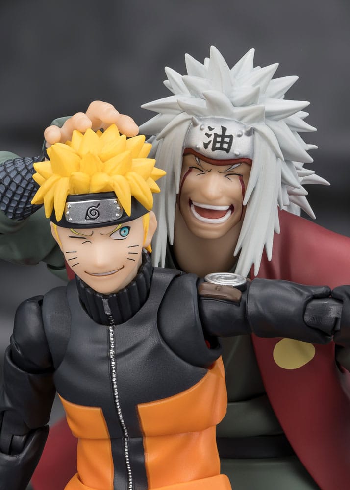 Naruto figurine S.H.Figuarts Jiraiya Hidden Leaf Heroic Master Sage (Sage Mode Set) 17 cm