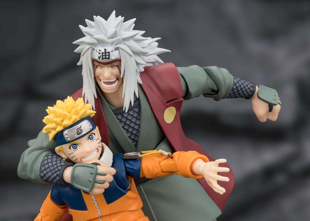 Naruto figurine S.H.Figuarts Jiraiya Hidden Leaf Heroic Master Sage (Sage Mode Set) 17 cm
