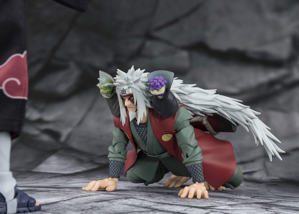 Naruto figurine S.H.Figuarts Jiraiya Hidden Leaf Heroic Master Sage (Sage Mode Set) 17 cm