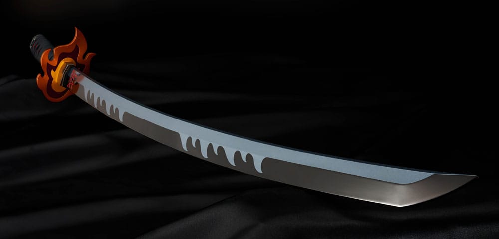 Demon Slayer : Kimetsu no Yaiba Réplique Proplica épée Nichirin (Tanjiro Kamado) Kyojuro Rengoku´s Sword Gueard Ver. 88 cm