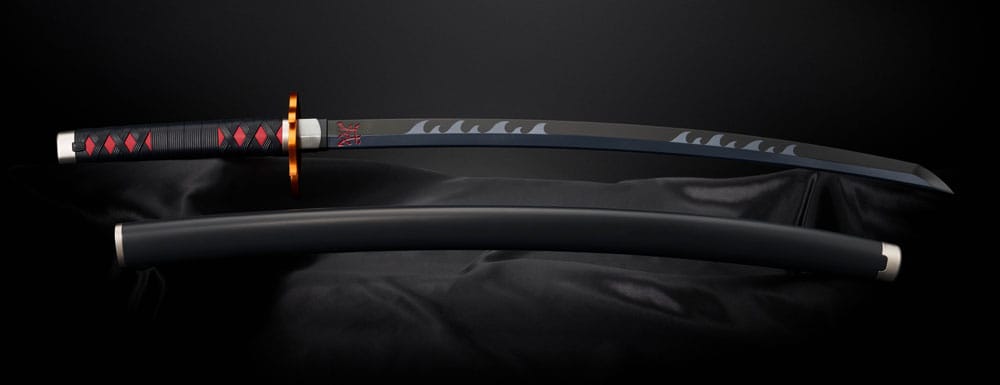 Demon Slayer : Kimetsu no Yaiba Réplique Proplica épée Nichirin (Tanjiro Kamado) Kyojuro Rengoku´s Sword Gueard Ver. 88 cm