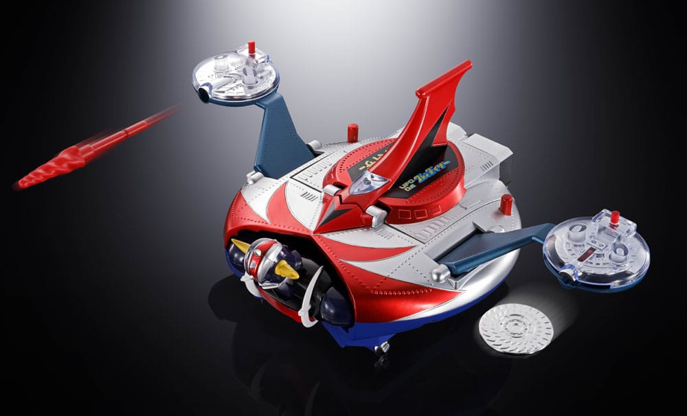 UFO Robo Grendizer figurine Chogokin Deluxe Grendizer & UFO Spazer 14 cm