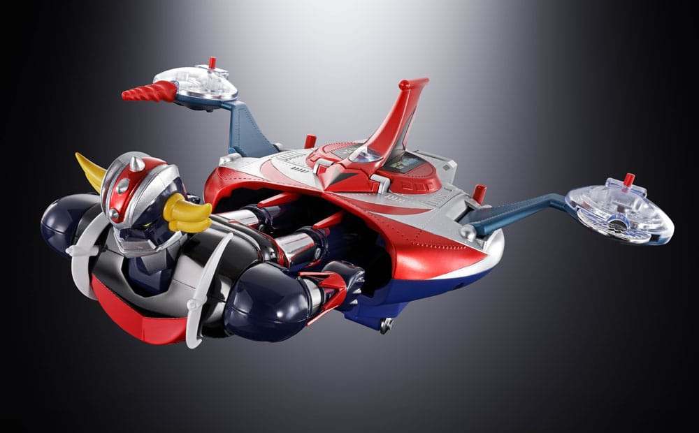 UFO Robo Grendizer figurine Chogokin Deluxe Grendizer & UFO Spazer 14 cm
