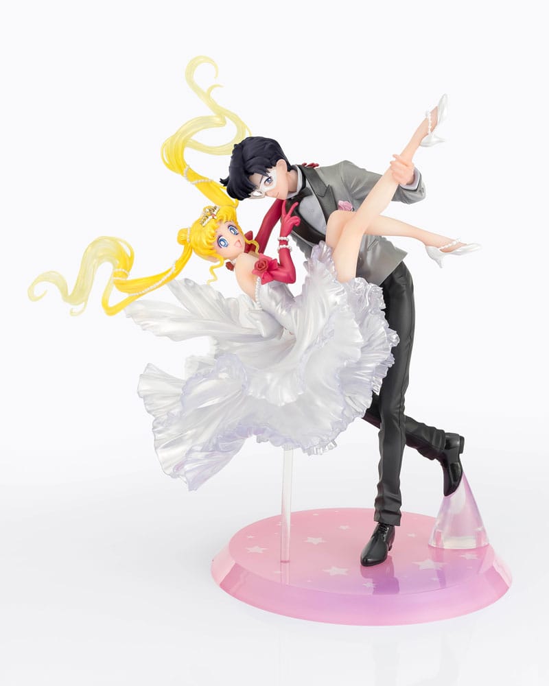 Sailor Moon statuette PVC FiguartsZERO Chouette Usagi & Tuxedo Mask Moonlight Glow Edition 24 cm