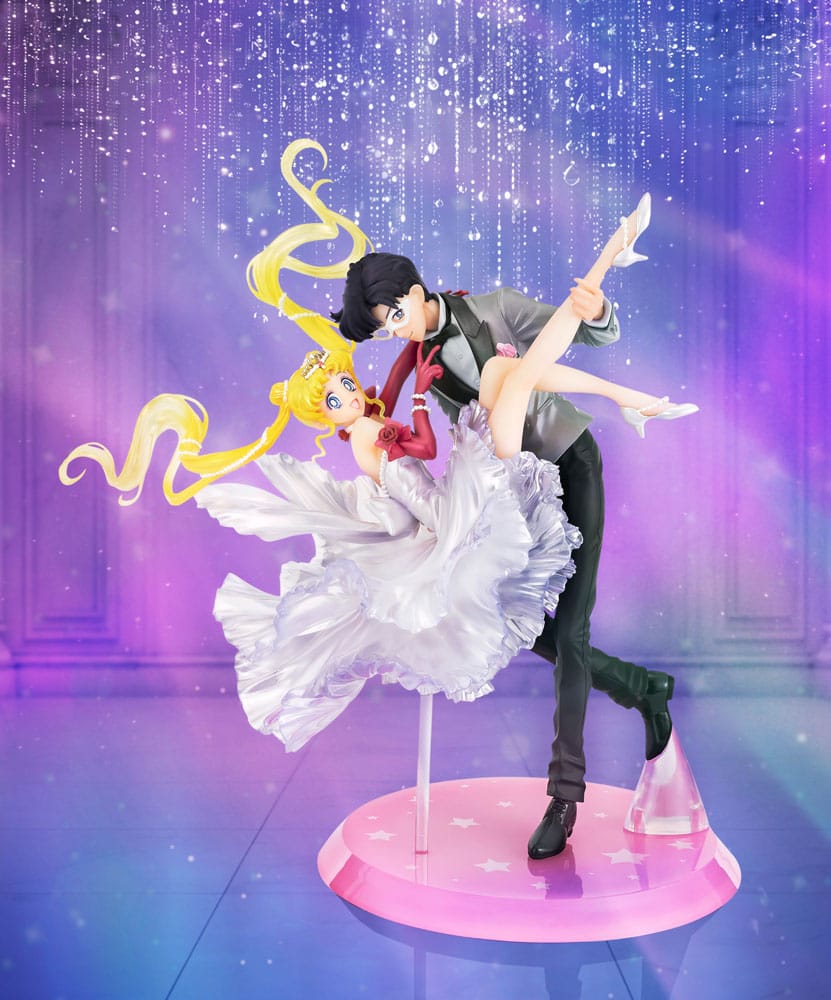 Sailor Moon statuette PVC FiguartsZERO Chouette Usagi & Tuxedo Mask Moonlight Glow Edition 24 cm