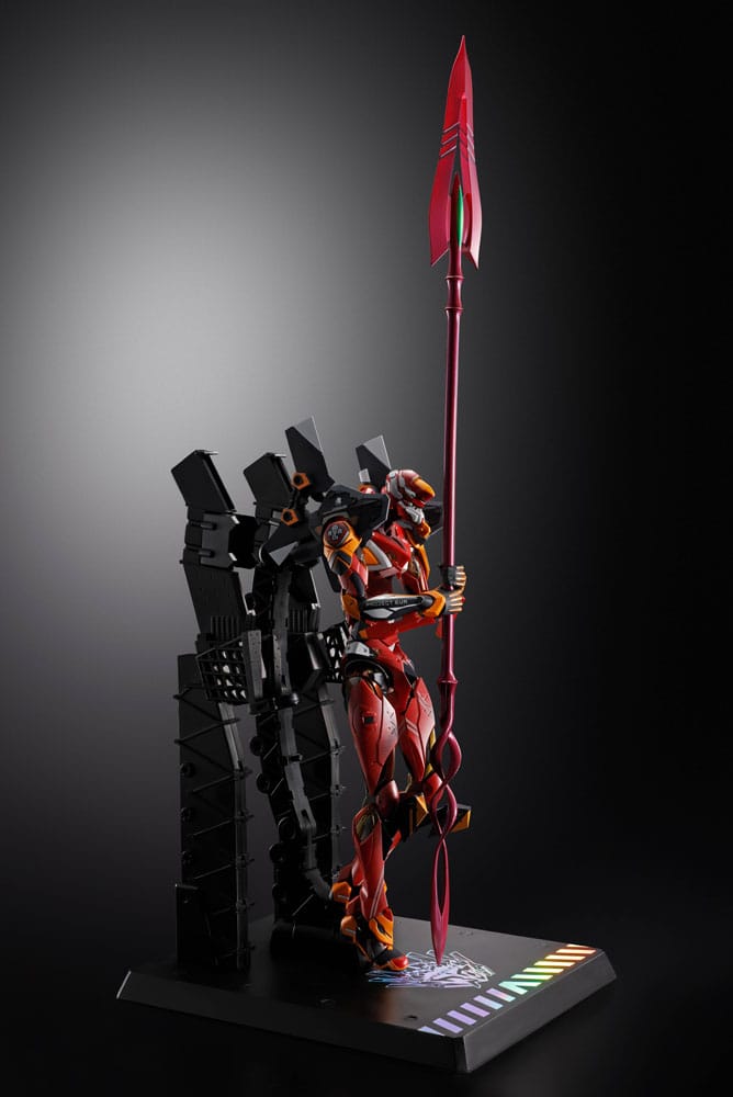 Neon Genesis Evangelion figurine Diecast Metal Build Eva Production Model-02 30th with the Spear of Cassius 22 cm