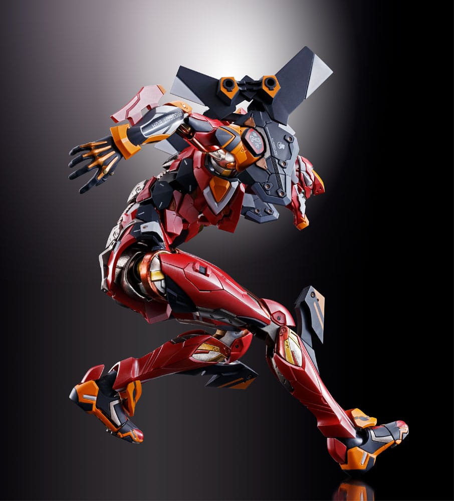Neon Genesis Evangelion figurine Diecast Metal Build Eva Production Model-02 30th with the Spear of Cassius 22 cm