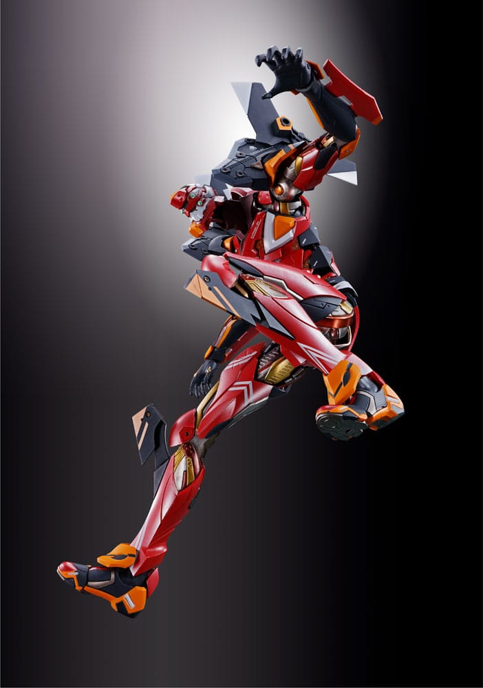 Neon Genesis Evangelion figurine Diecast Metal Build Eva Production Model-02 30th with the Spear of Cassius 22 cm