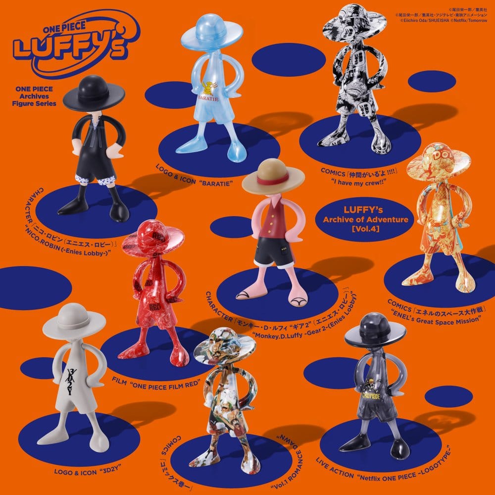 One Piece blind box assortiment Luffy's Archive of Adventure figurine mini (10)