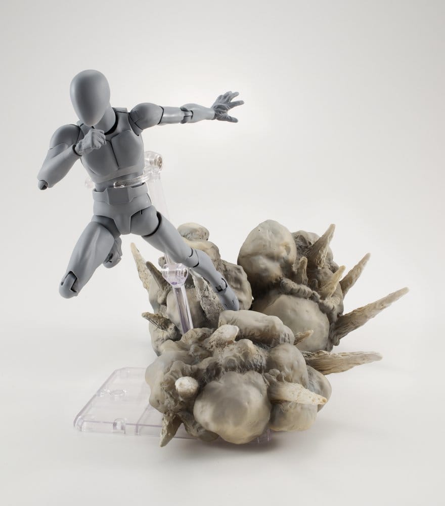 Tamashii Effect accessoire pour figurine Explosion Gray Ver. for S.H.Figuarts