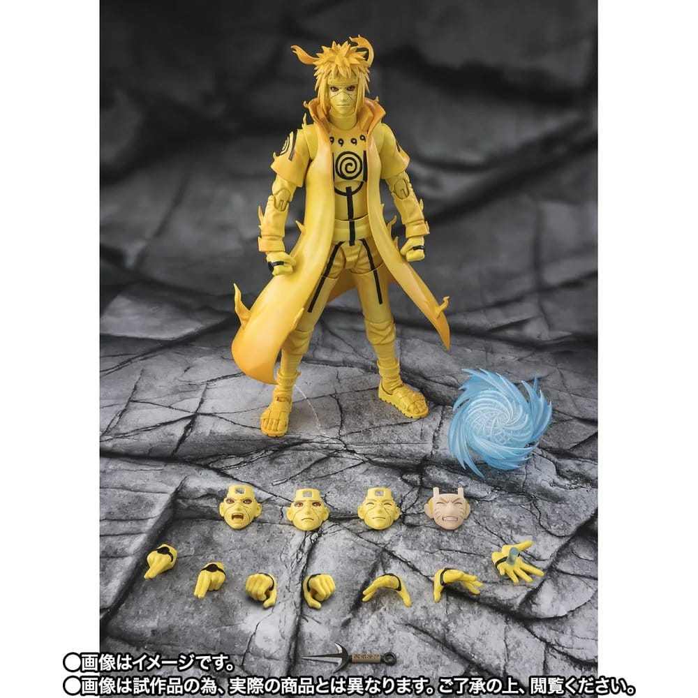 Naruto figurine S.H.Figuarts Minato Namikaze (Kurama Link Mode) -Bond of Light That Shatters Darkness- 15 cm