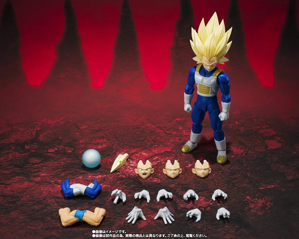 Dragon Ball Daima figurine S.H.Figuarts Super Saiyan 3 Vegeta 15 cm