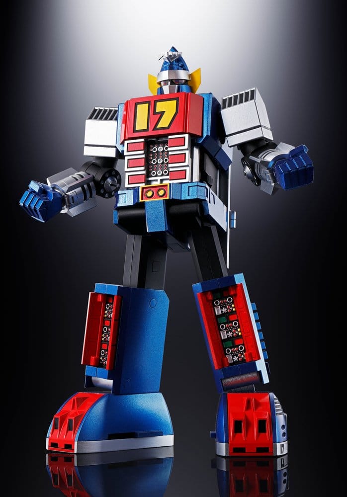 Daitetsujin 17 figurine Diecast Soul of Chogokin GX-101S Daitetsujin 17 & 18 Graviton Box 18 cm