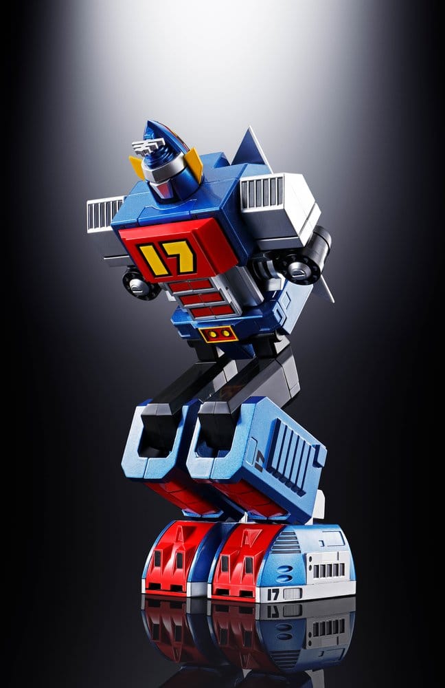 Daitetsujin 17 figurine Diecast Soul of Chogokin GX-101S Daitetsujin 17 & 18 Graviton Box 18 cm