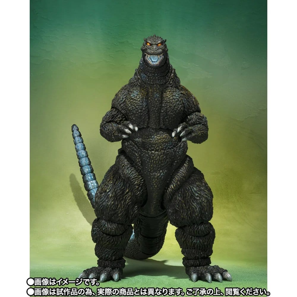 Godzilla figurine S.H.MonsterArts Godzilla (Godzilla vs. Mechagodzilla II Poster Coloring Ver.) -Movie Graphic Plus- 16 cm