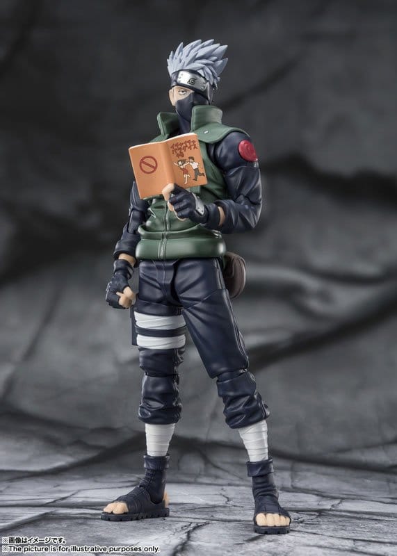 Naruto figurine S.H.Figuarts Kakashi Hatake -The famed Sharingan Hero- 16 cm