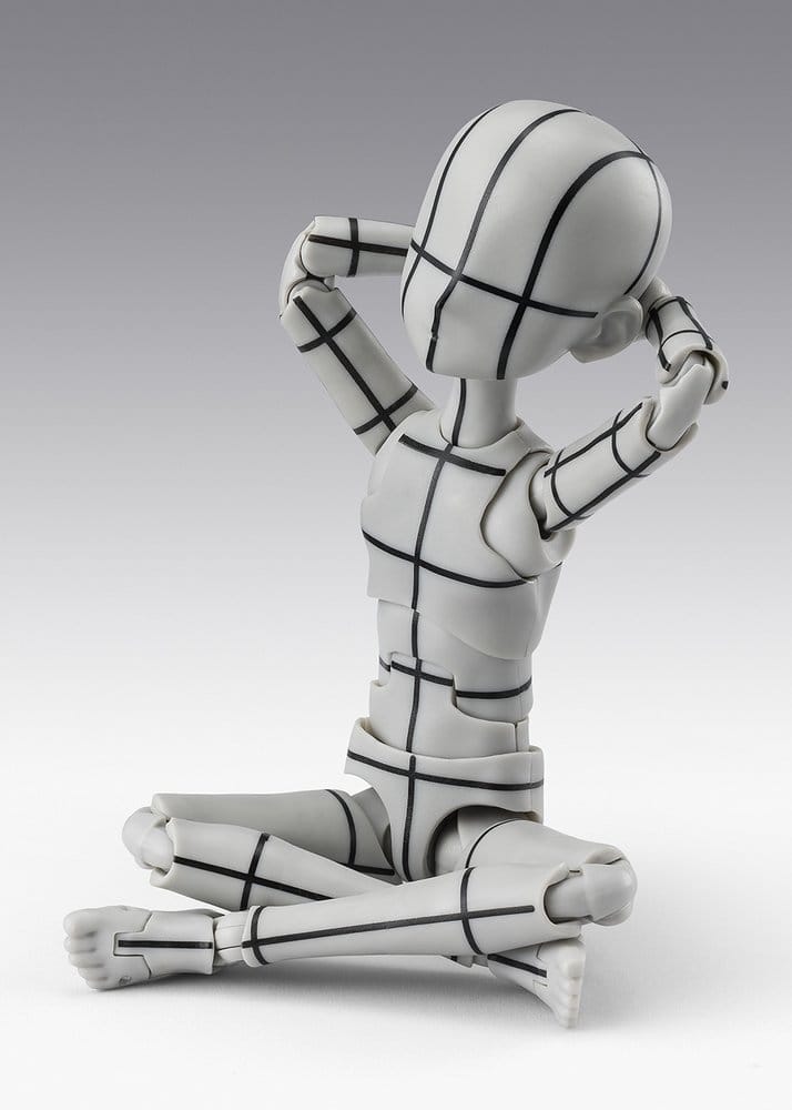 S.H.Figuarts figurine Body-Kun -Ken Sugimori- Edition -Wireframe- (Gray Color Ver.) 13 cm
