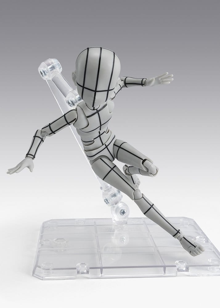 S.H.Figuarts figurine Body-Kun -Ken Sugimori- Edition -Wireframe- (Gray Color Ver.) 13 cm