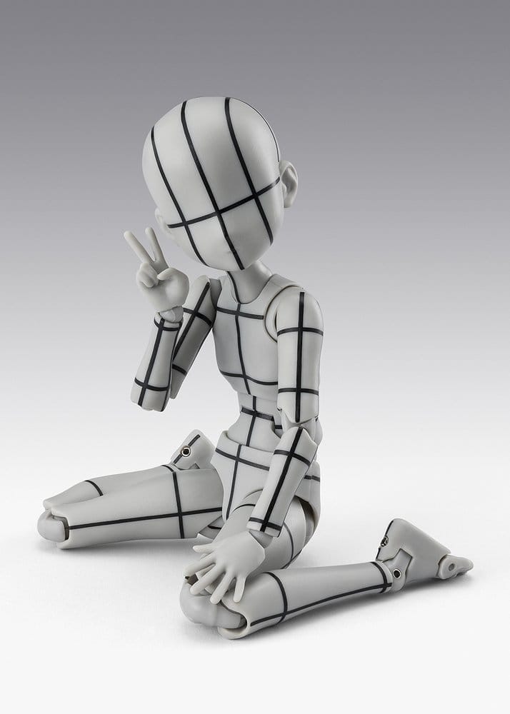 S.H.Figuarts figurine Body-Chan -Ken Sugimori- Edition -Wireframe- (Gray Color Ver.) 13 cm