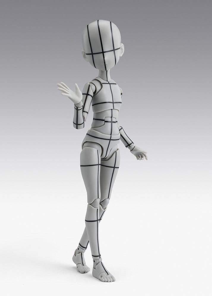 S.H.Figuarts figurine Body-Chan -Ken Sugimori- Edition -Wireframe- (Gray Color Ver.) 13 cm
