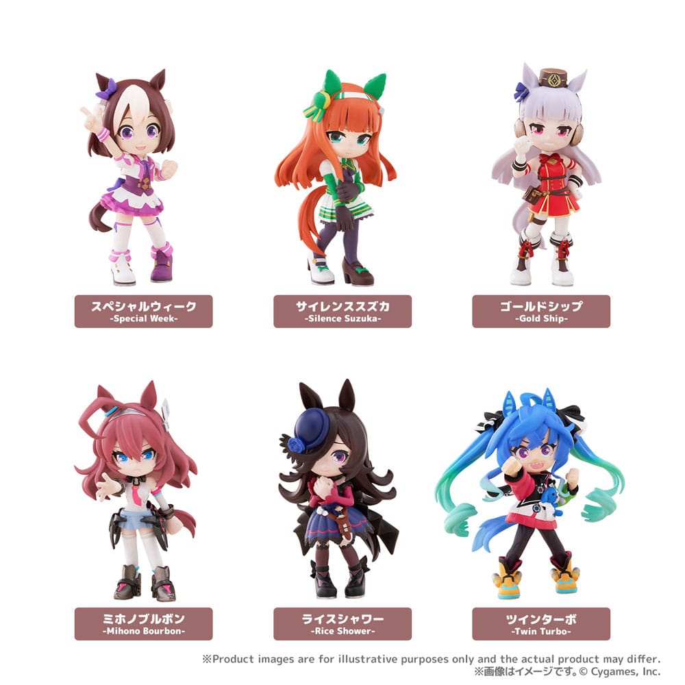 Uma Musume: Pretty Derby assortiment boîte-mystère figurines PVC PalVerse Vol. 1 9 cm (6)