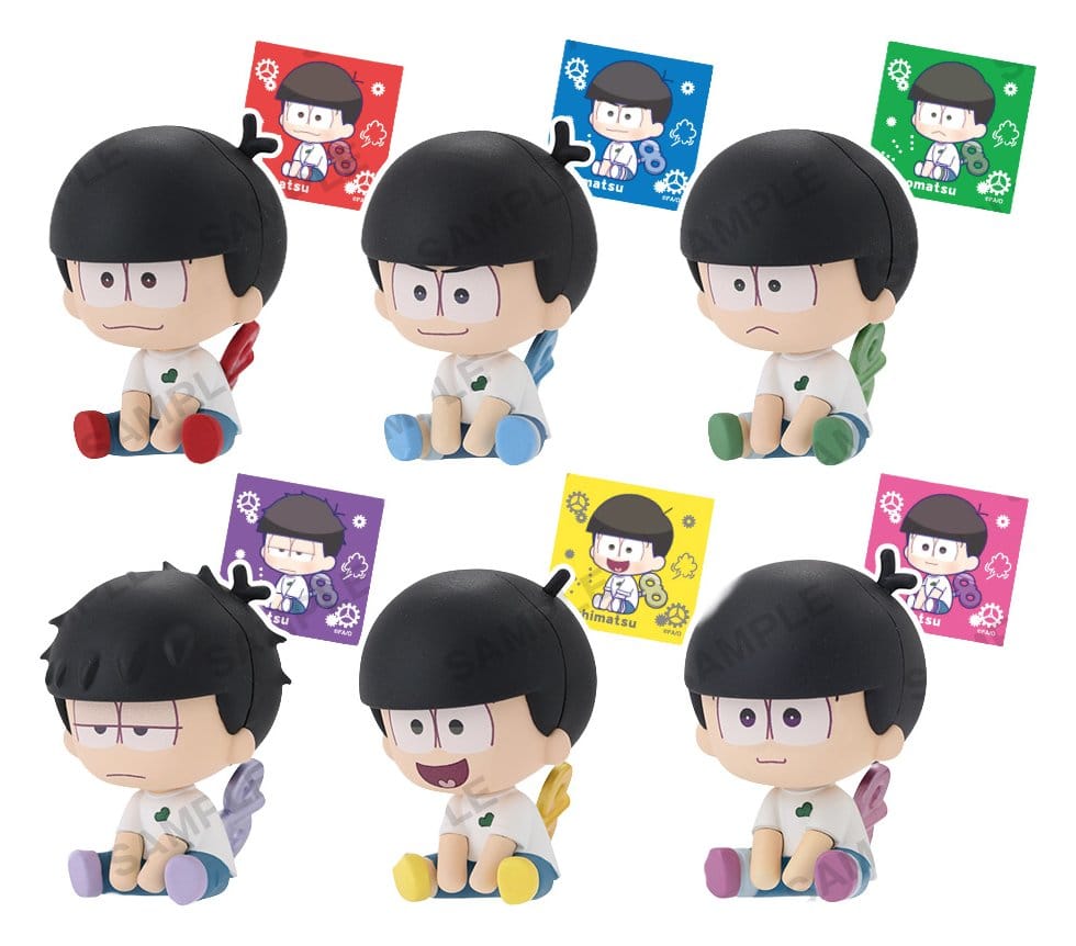 Osomatsu-sanpack 6 boîte-mystère figurines PVC Petatto Clockwork Box Ver. 5 cm