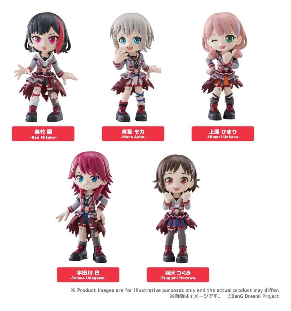 BanG Dream! PalVerse Collection assortiment figurines PVC Afterglow Box Ver. 5 cm (6)