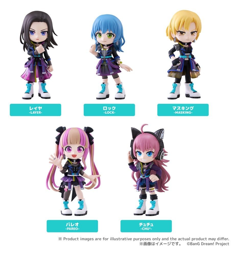 BanG Dream! blind box assortiment PalVerse figurines mini (6)