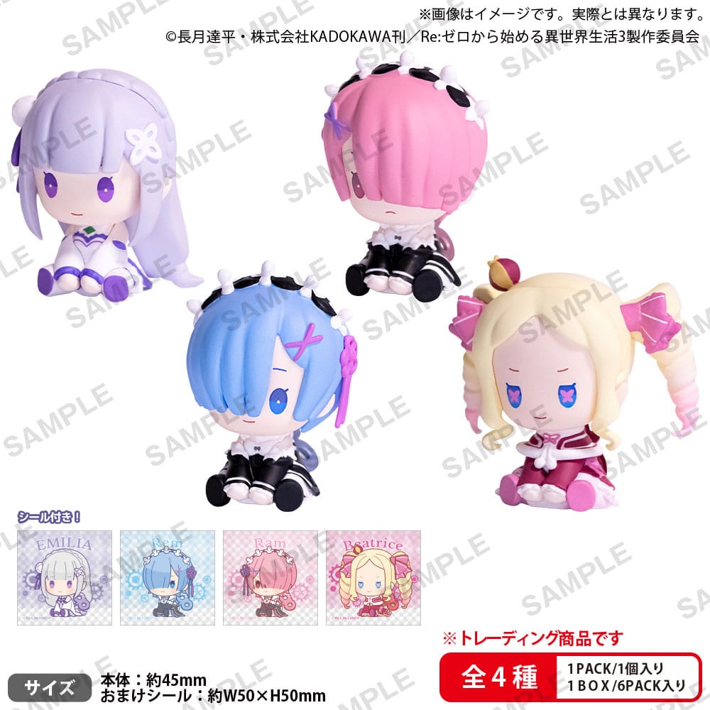 Re:ZERO -Starting Life in Another World assortiment figurines PVC Petatto Clockwork Mascot Box Ver. 5 cm (6)