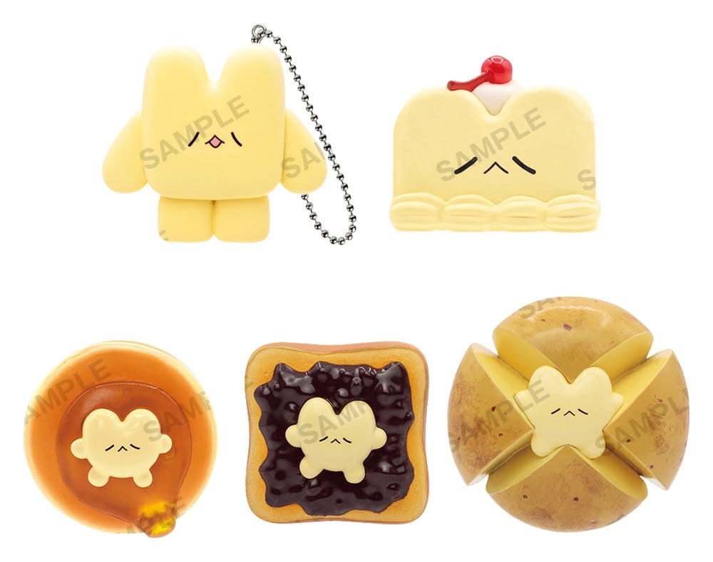 Nagomiyanosekai assortiment boîte-mystère charms caoutchouc Keyholder Butter no Tsumi-chan 4 cm (6)