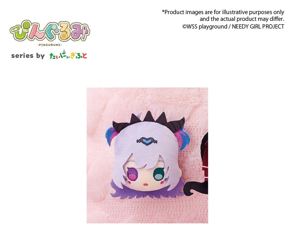 Needy Girl Overdose figurine mini Pingurumi Purple Lollipop 8 cm