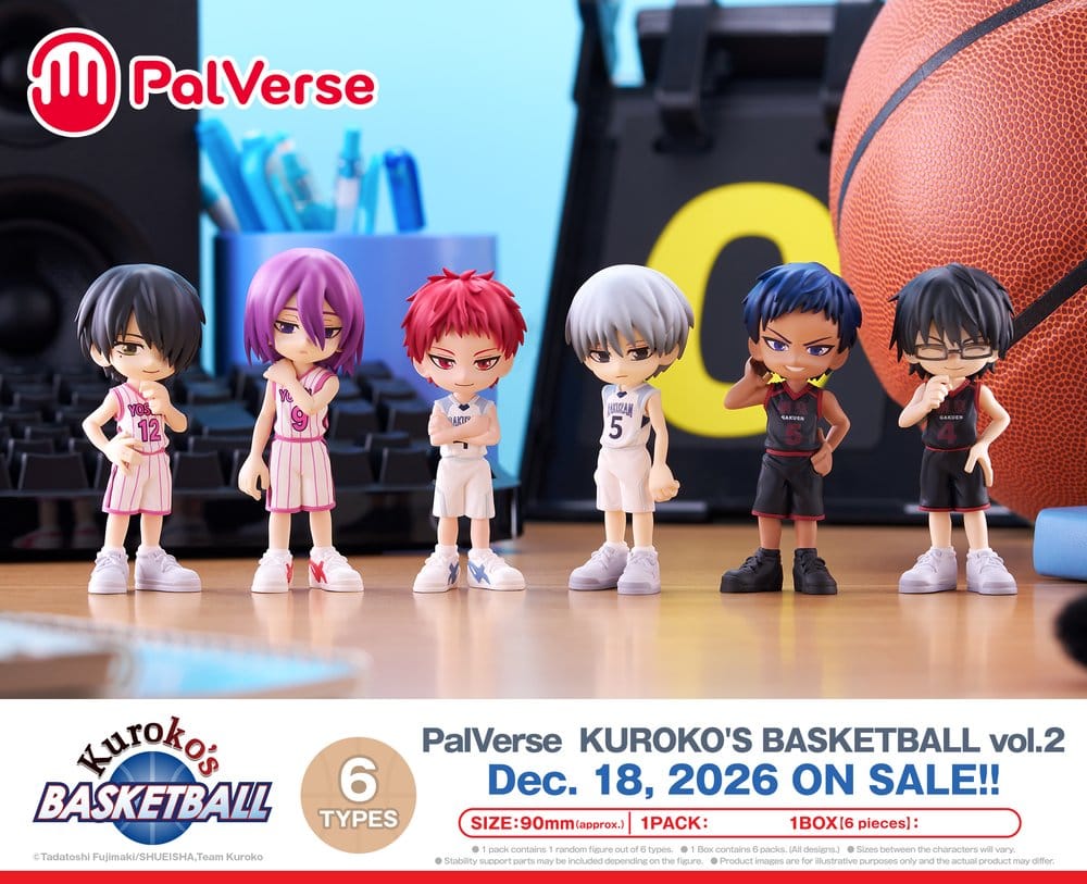 Kuroko's Basketball blind box assortiment PalVerse figurines mini vol.2 (6)