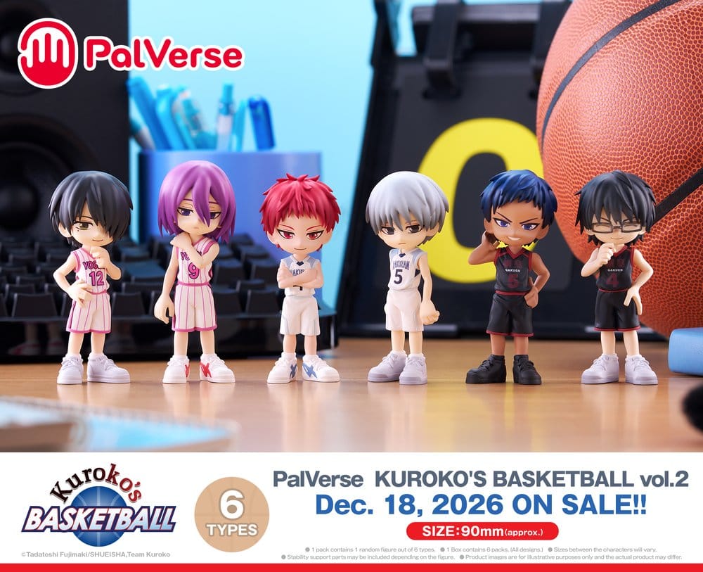 Kuroko's Basketball blind box assortiment PalVerse figurines mini vol.2 (6)