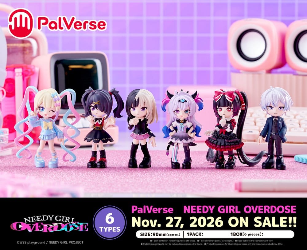 Needy Girl Overdose Blind Box présentoir figurines mini PalVerse (6)