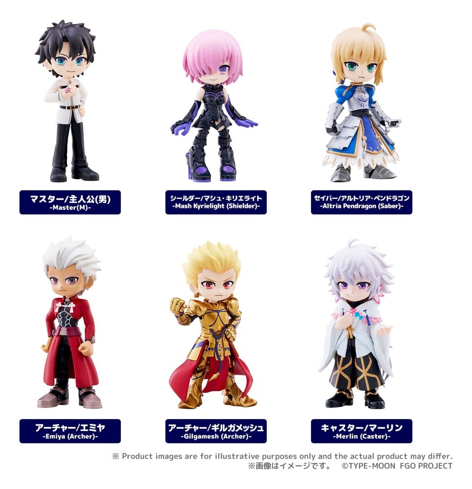 Fate/Grand Order Blind Box présentoir figurines mini PalVerse vol.1 (6)