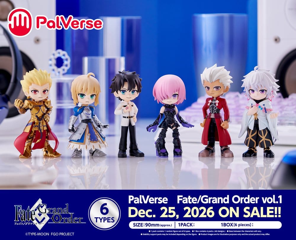 Fate/Grand Order Blind Box présentoir figurines mini PalVerse vol.1 (6)