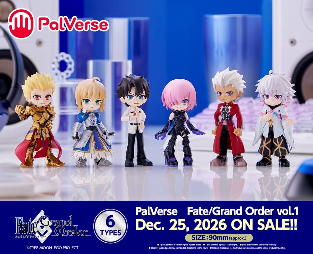 Fate/Grand Order Blind Box présentoir figurines mini PalVerse vol.1 (6)