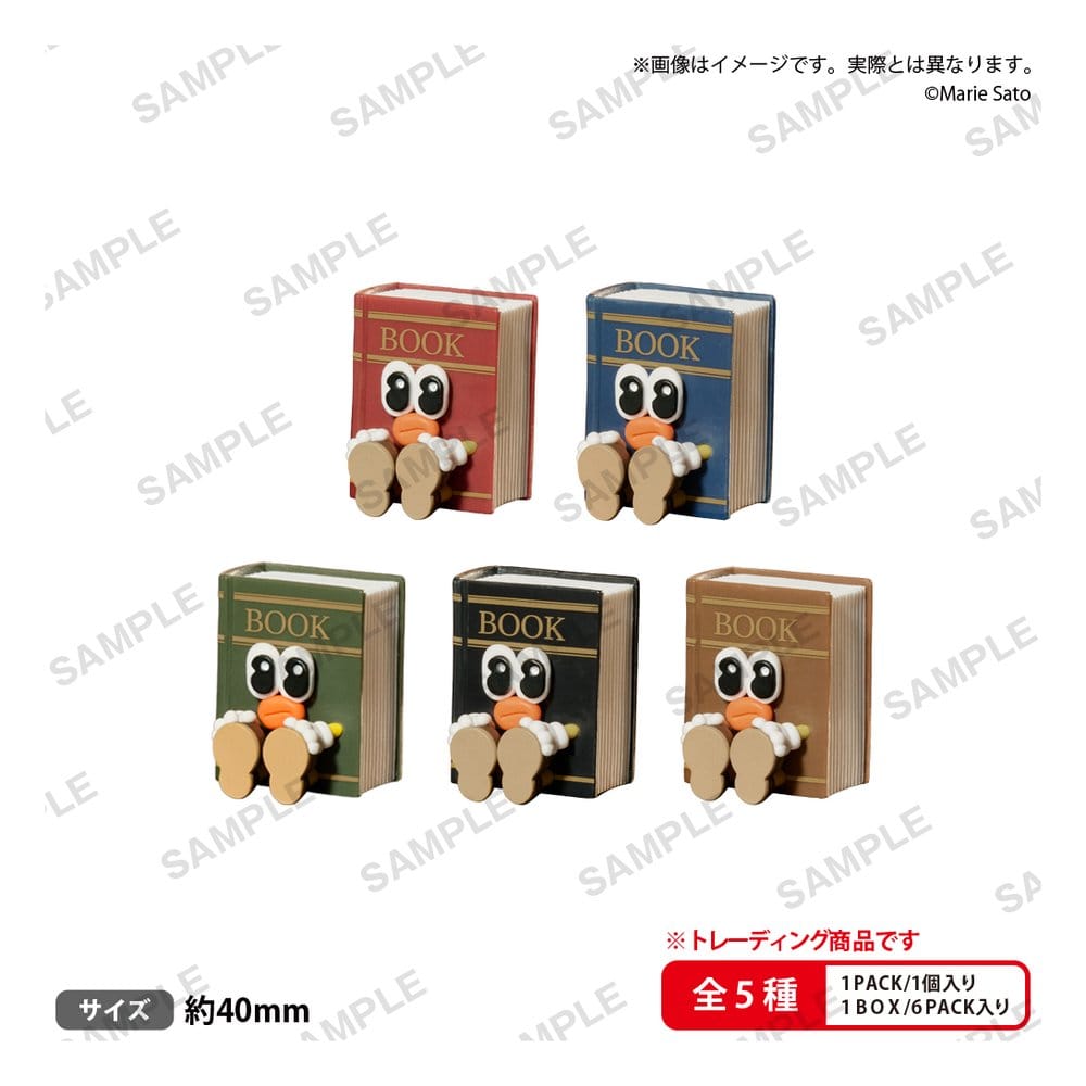 Osuwari-chan Blind Box présentoir figurines mini The Box Book 4 cm (6)