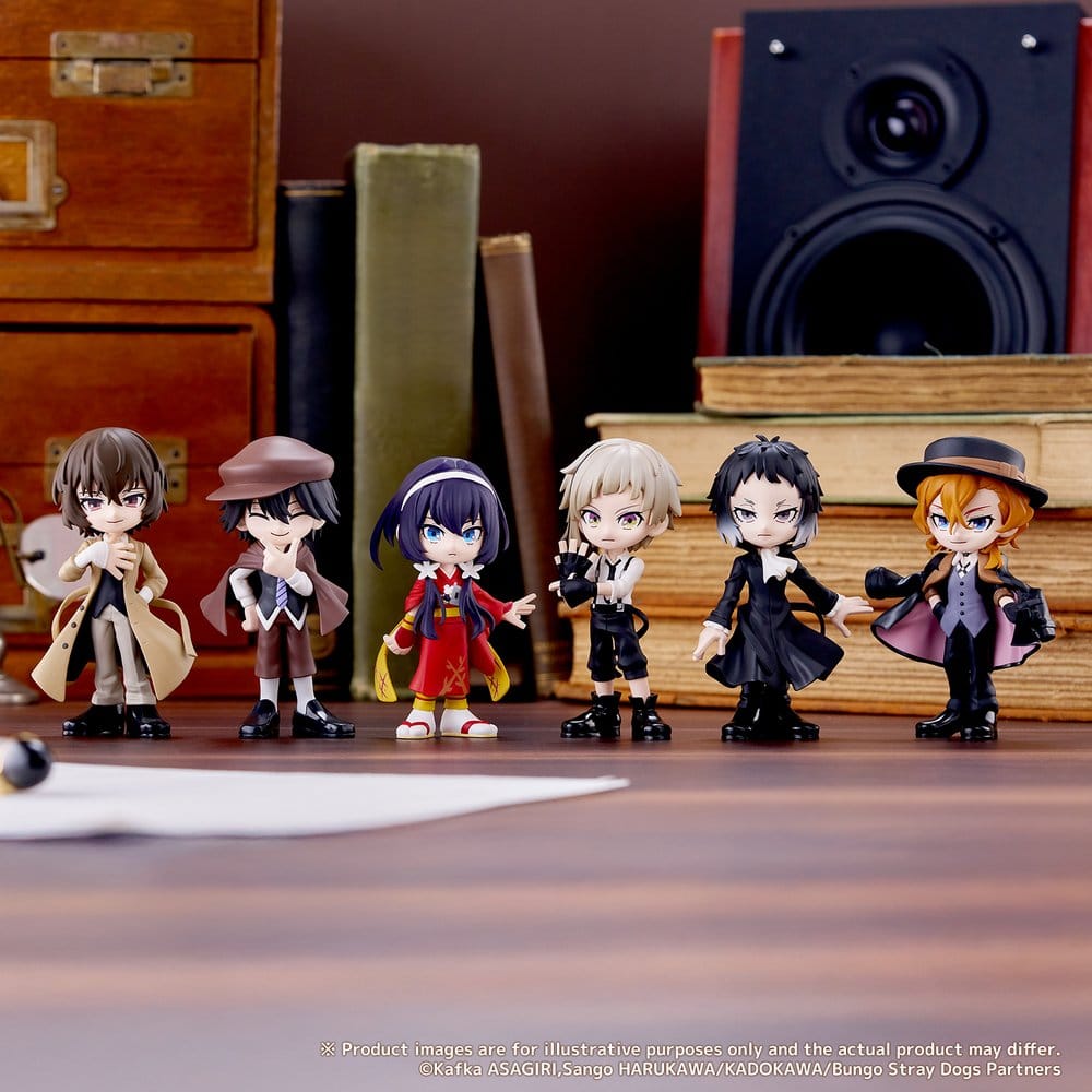 Bungo Stray Dogs présentoir boîte-mystère figurines mini PalVerse (6)