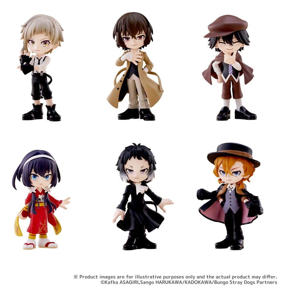 Bungo Stray Dogs présentoir boîte-mystère figurines mini PalVerse (6)