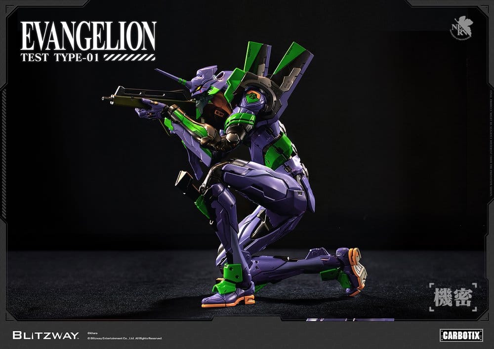 Evangelion Carbotix figurine Evangelion Unit-01 Test Type (Standard Ver.) 33 cm