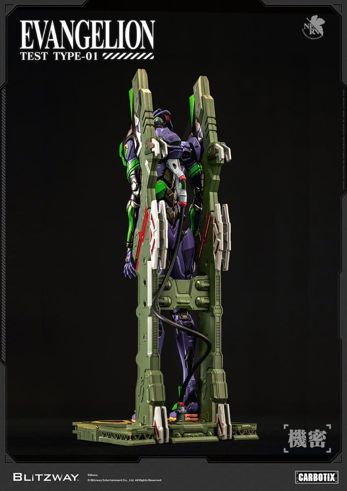 Evangelion Carbotix figurine Evangelion Unit-01 Test Type (Standard Ver.) 33 cm
