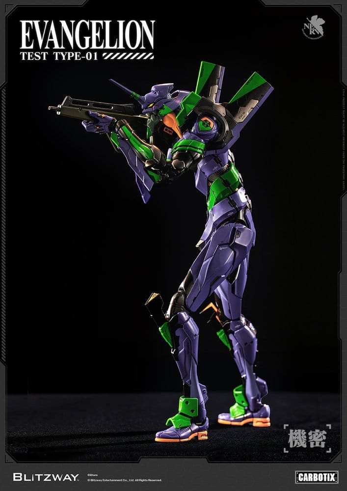 Evangelion Carbotix figurine Evangelion Unit-01 Test Type (Standard Ver.) 33 cm