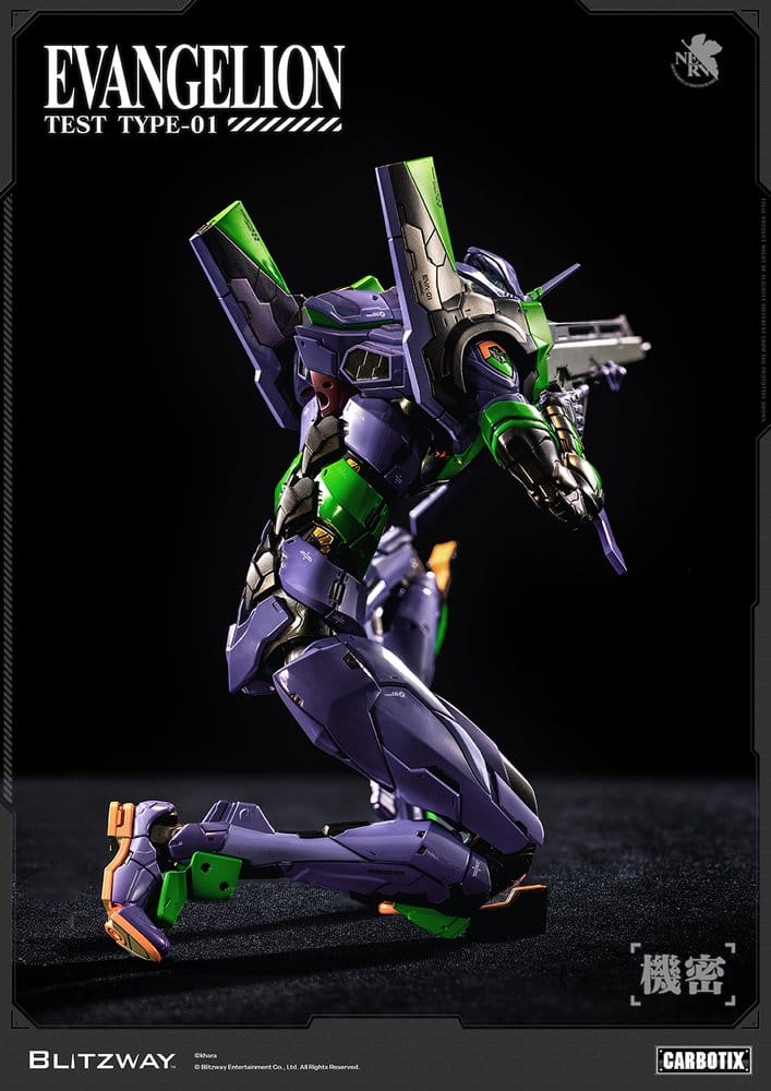Evangelion Carbotix figurine Evangelion Unit-01 Test Type (Standard Ver.) 33 cm