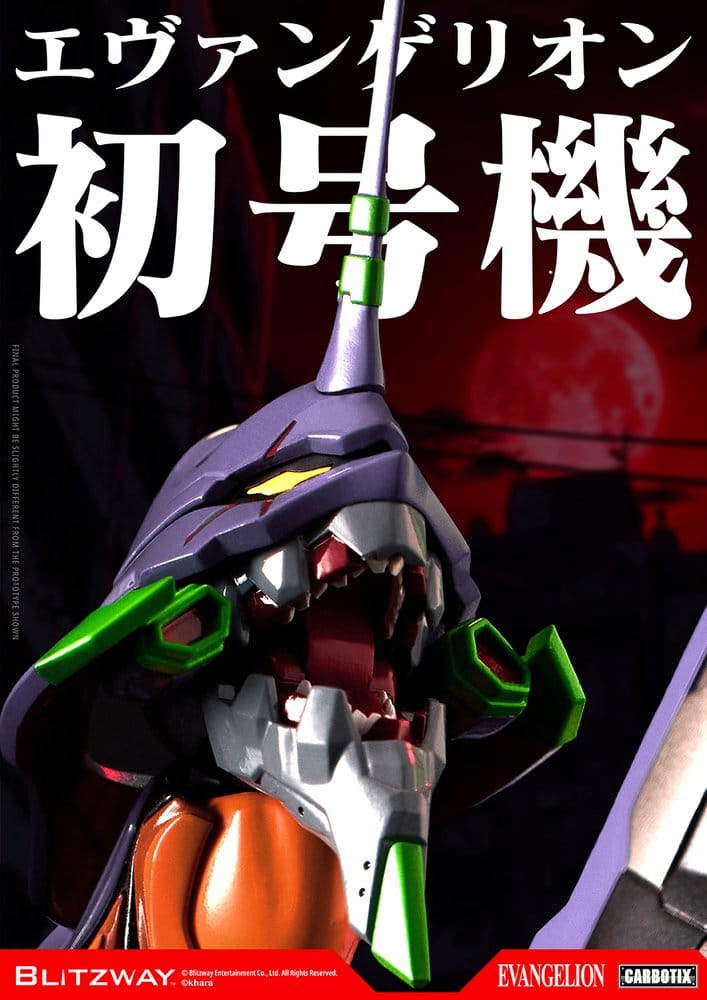 Evangelion Carbotix figurine Evangelion Unit-01 Test Type (DX Ver.) 33 cm