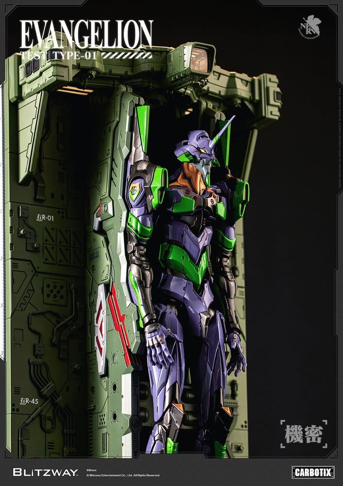 Evangelion Carbotix figurine Evangelion Unit-01 Test Type (DX Ver.) 33 cm